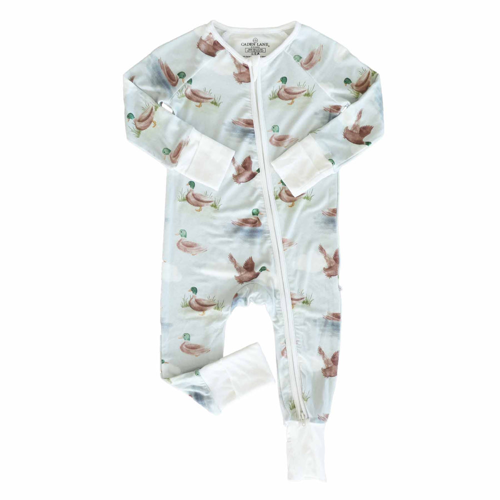 little duckling convertible zip romper 