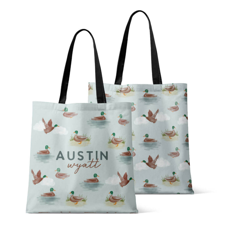 little duckling personalized tote 