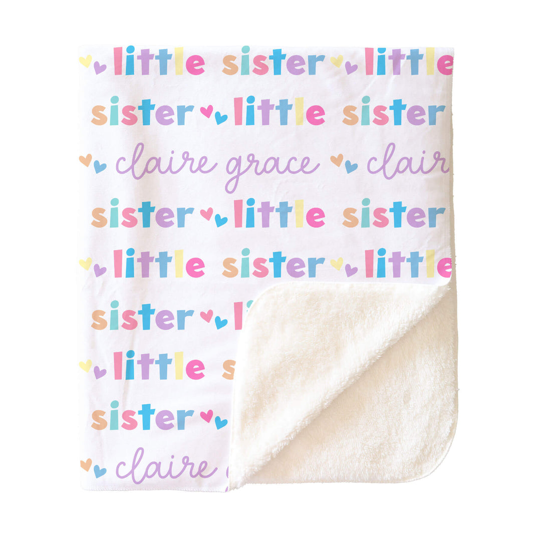 Personalized Kids Blanket | Little Sibling