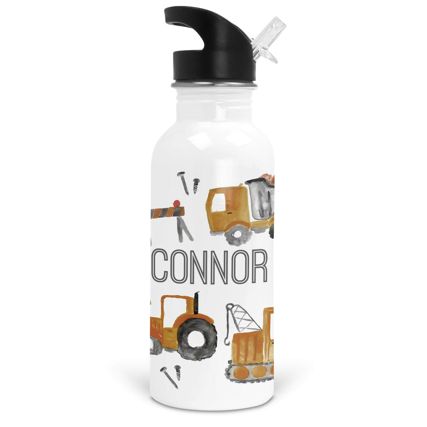 construction personalized water bottle 
