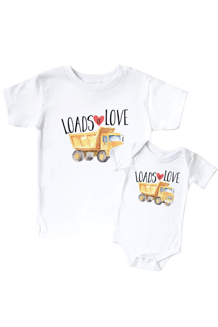 loads of love graphic tee and  bodysuit 