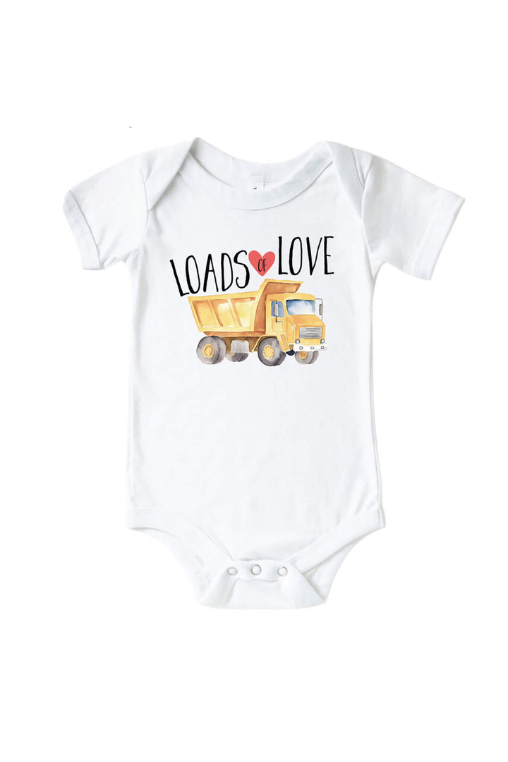 loads of love graphic bodysuit for babies 
