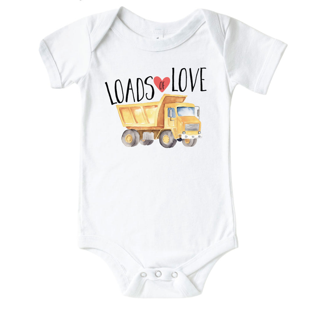 loads of love graphic bodysuit for babies 