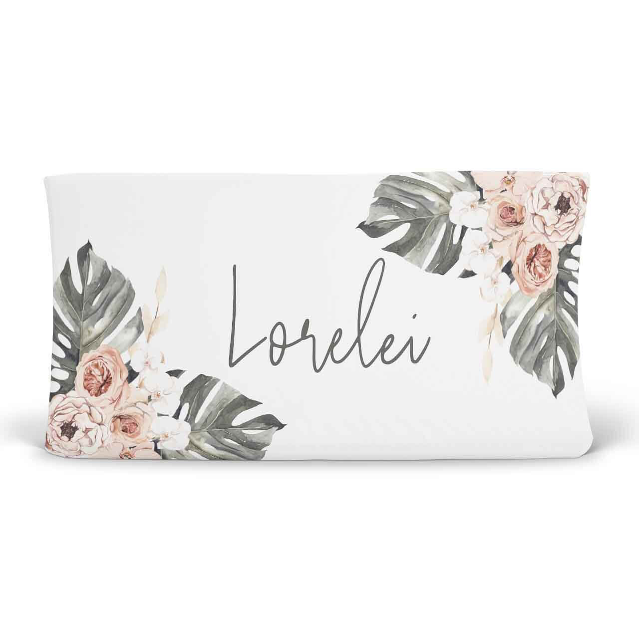 palm personalized changing pad cover