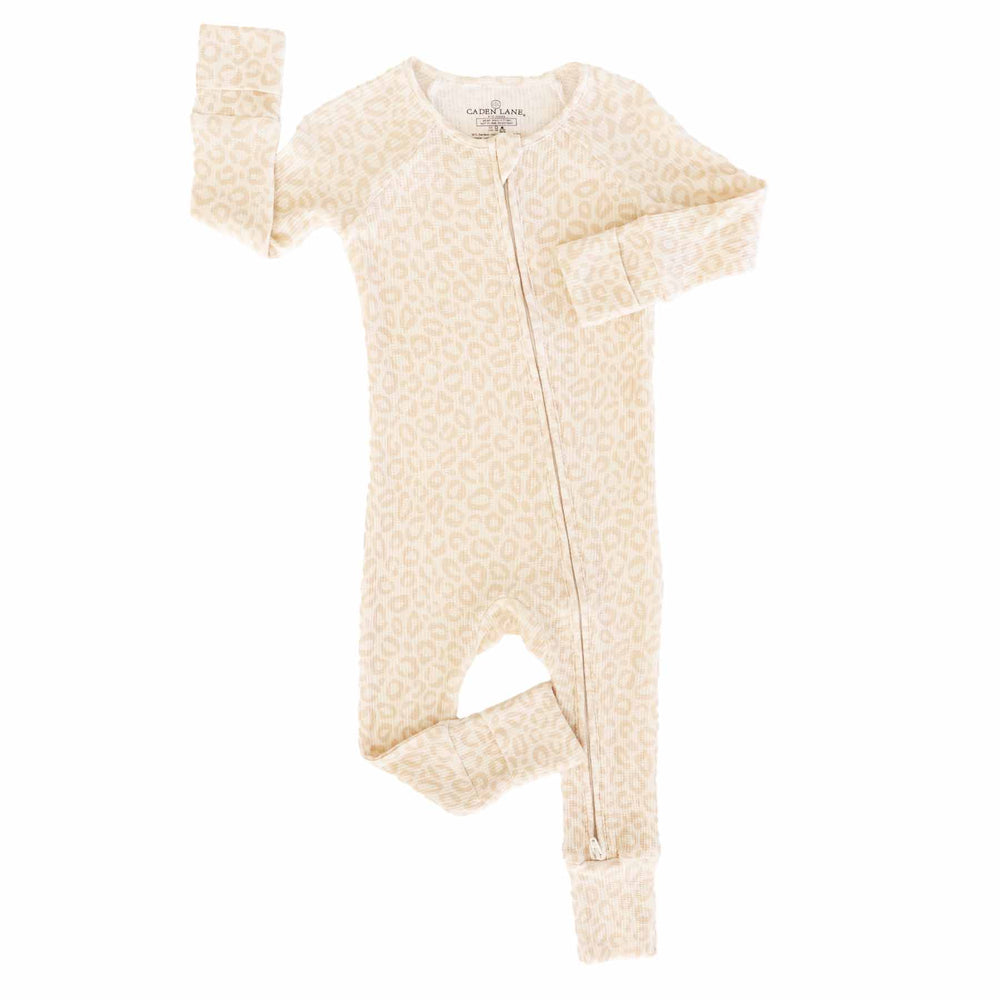 lovely leopard convertible zip romper