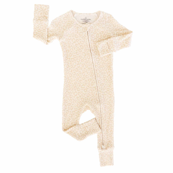 lovely leopard convertible zip romper