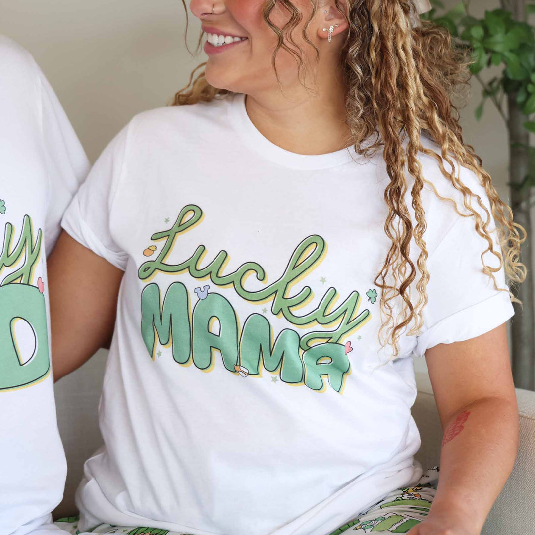 lucky mama graphic tee