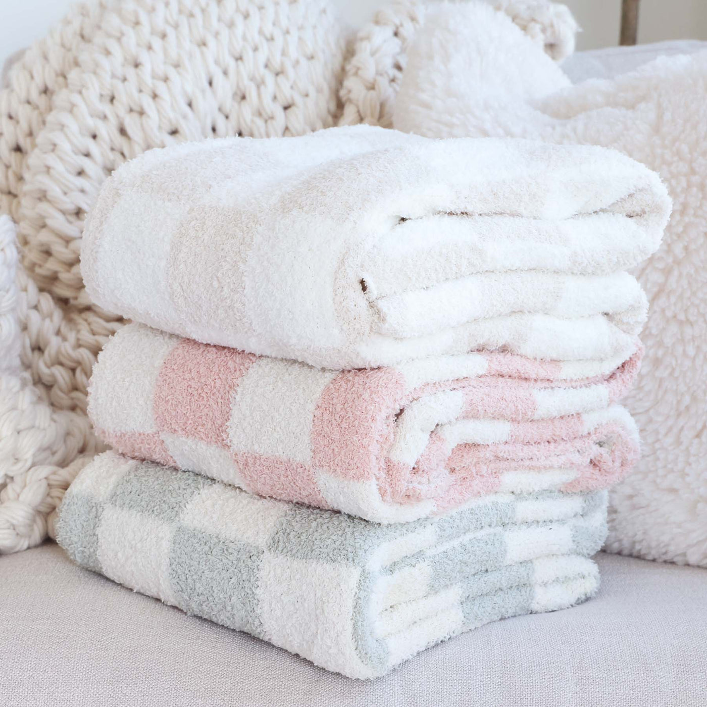 Luxe Cloud Blankets | Check
