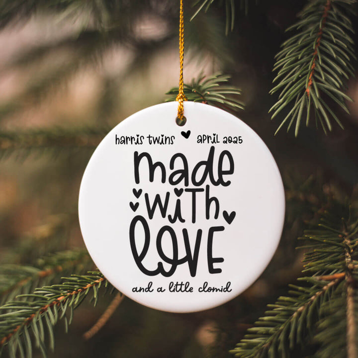 ivf personalized ornament 
