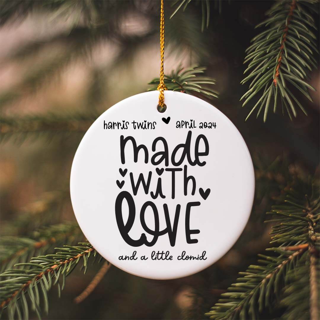 ivf personalized ornament 