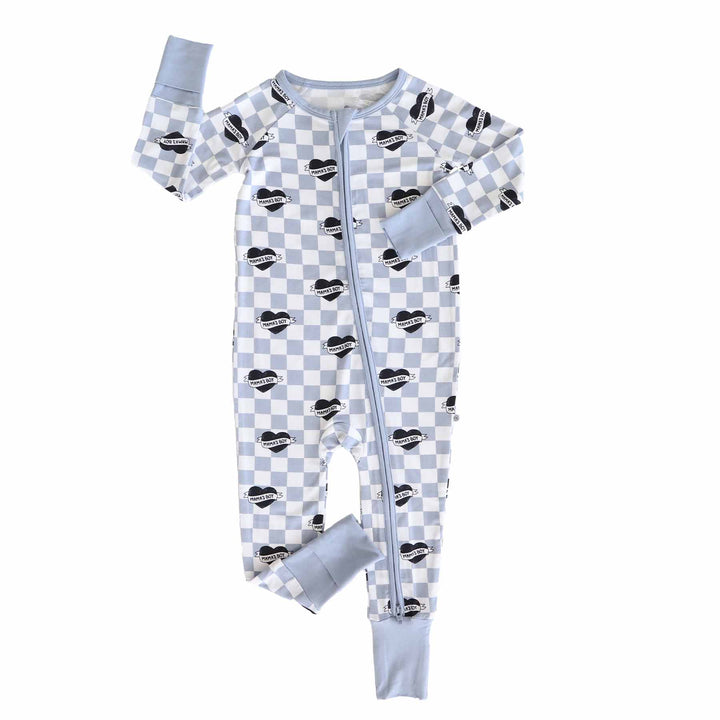 mama's boy convertible zip romper