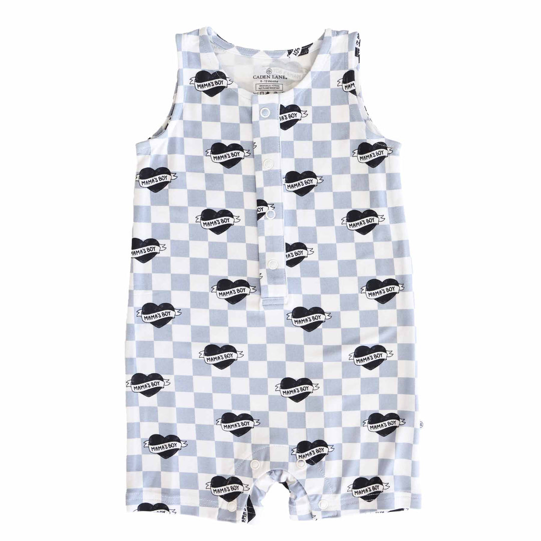 mama's boy snap romper 