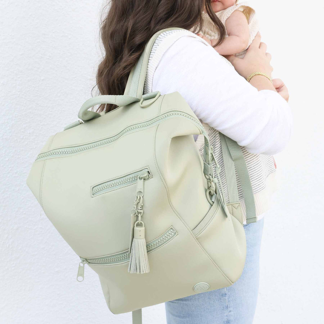 Weslie Diaper Backpack | Matcha