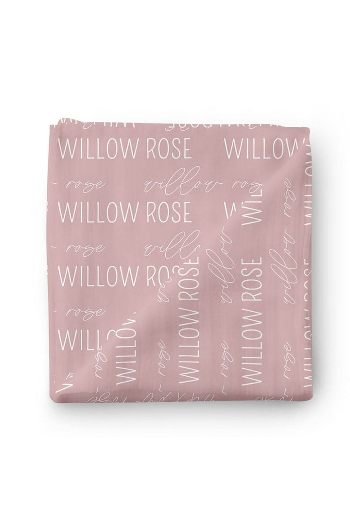 Personalized Baby Name Swaddle Blanket