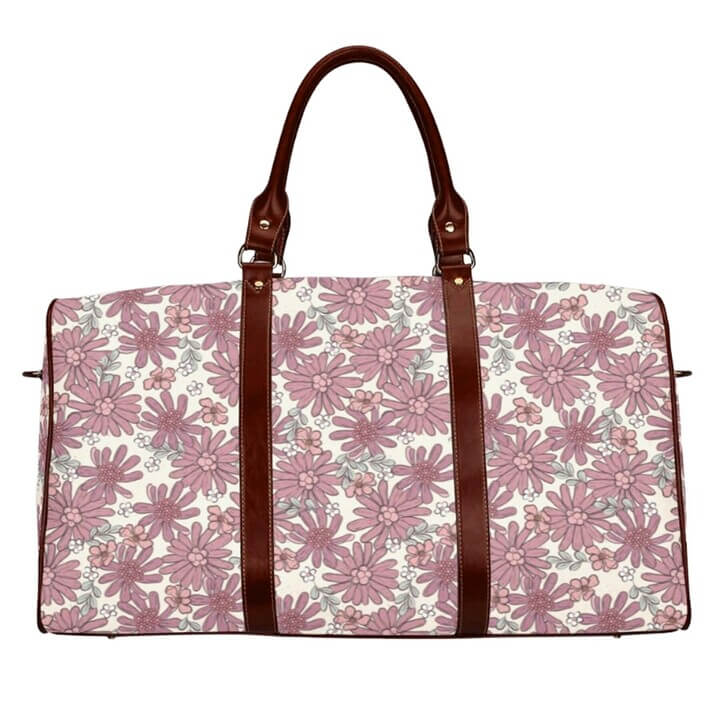 maya's moody floral overnight bag