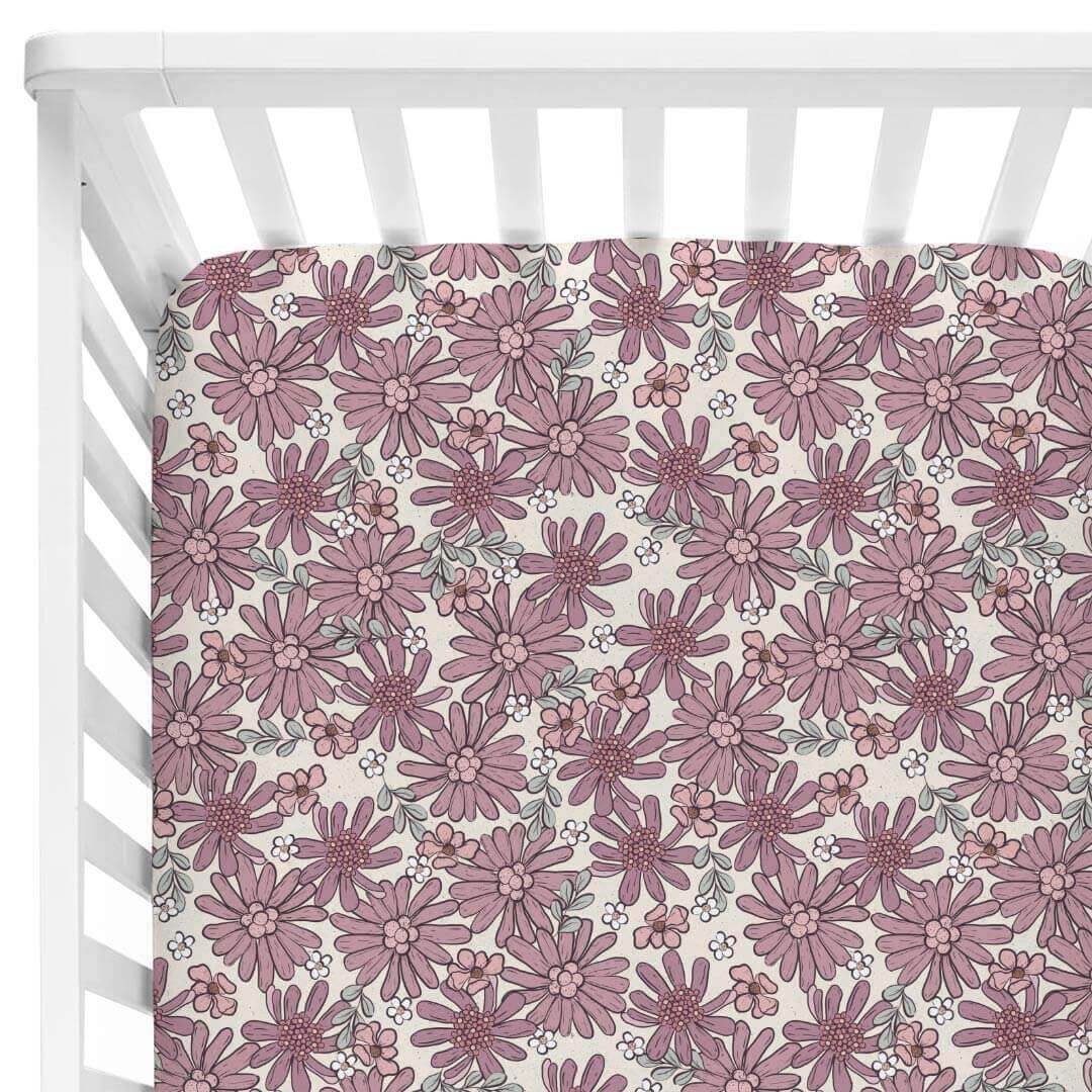 Maya's Moody Floral Crib Sheet