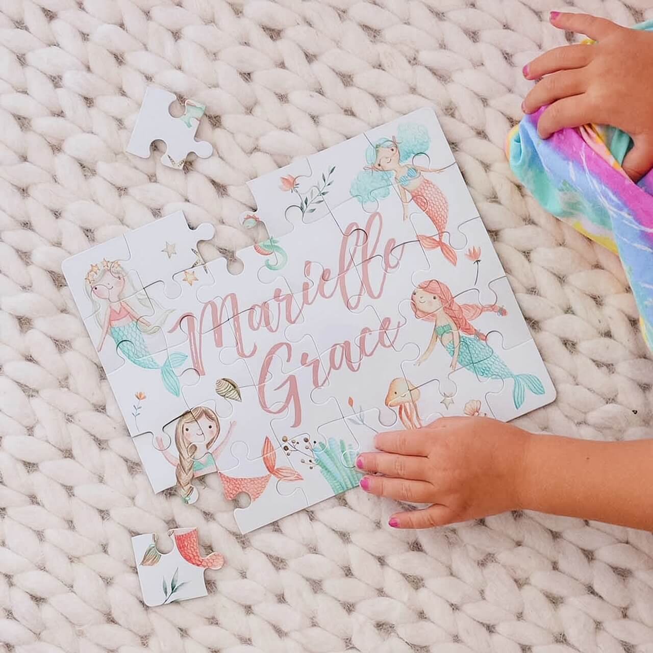 mermaid puzzle for kids