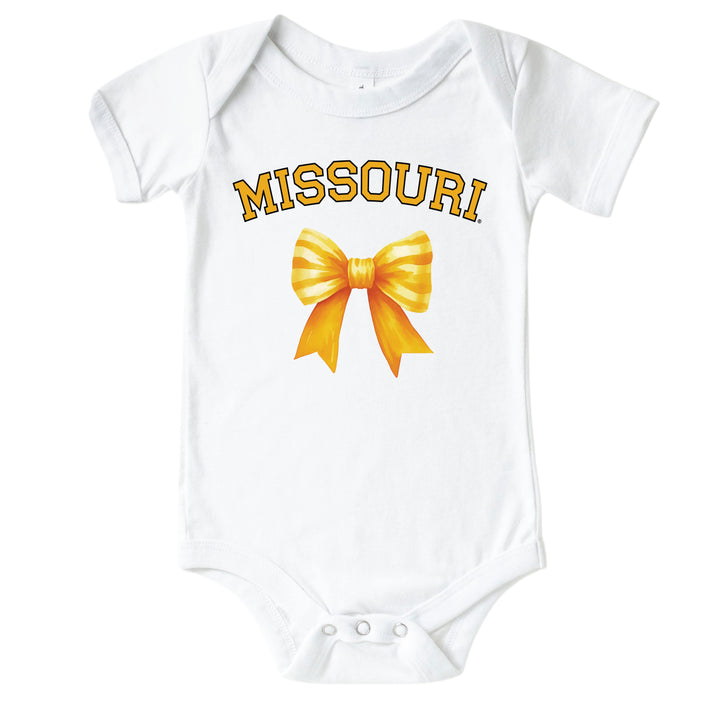 University of Missouri | Footballs & Bows Graphic Bodysuit