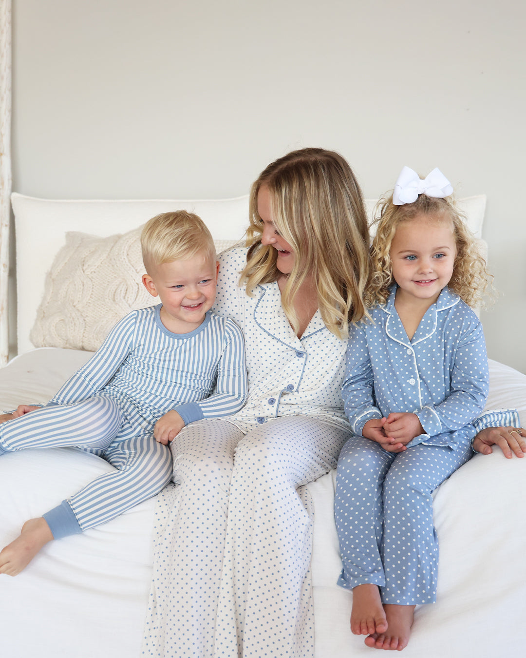 mommy and me polka dots and stripes 
