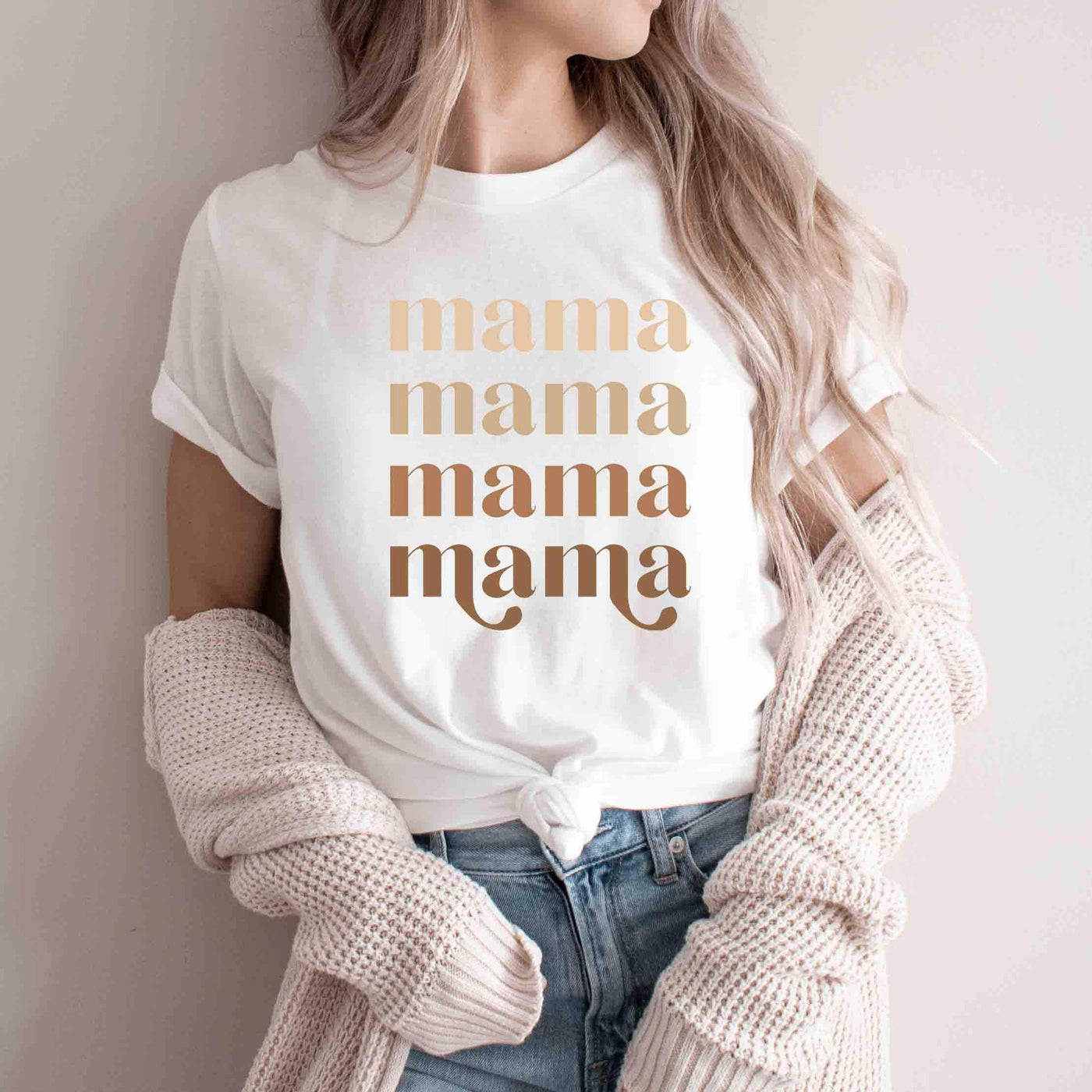 mama graphic tee neutral 