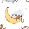 monkey see, monkey snooze swatch
