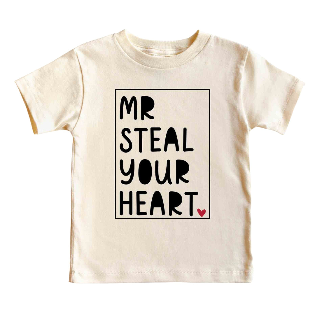 mr steal your heart graphic tee