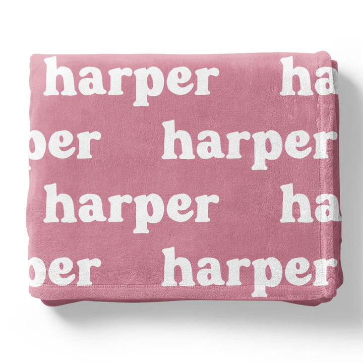 Violet Tones Personalized Color Blanket