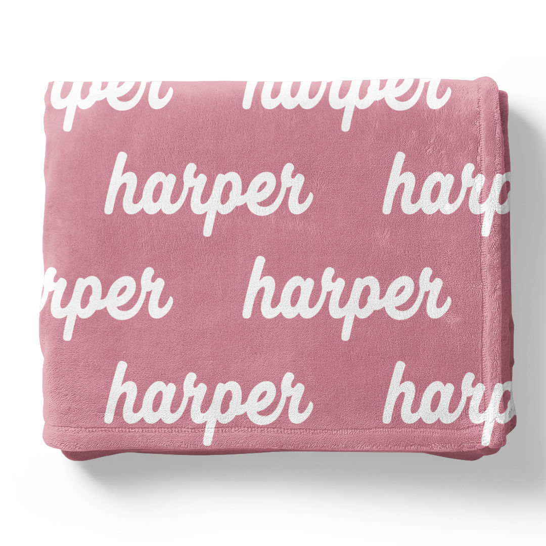 Violet Tones Personalized Color Blanket