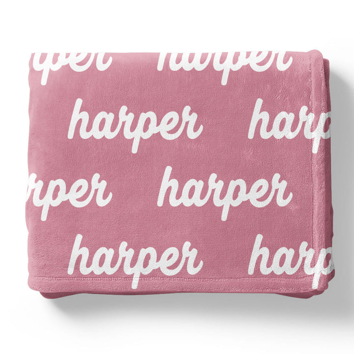 Violet Tones Personalized Color Blanket