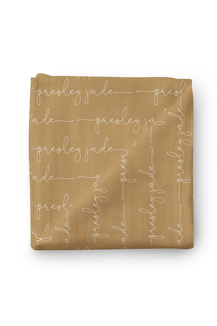 Personalized Baby Name Swaddle Blanket