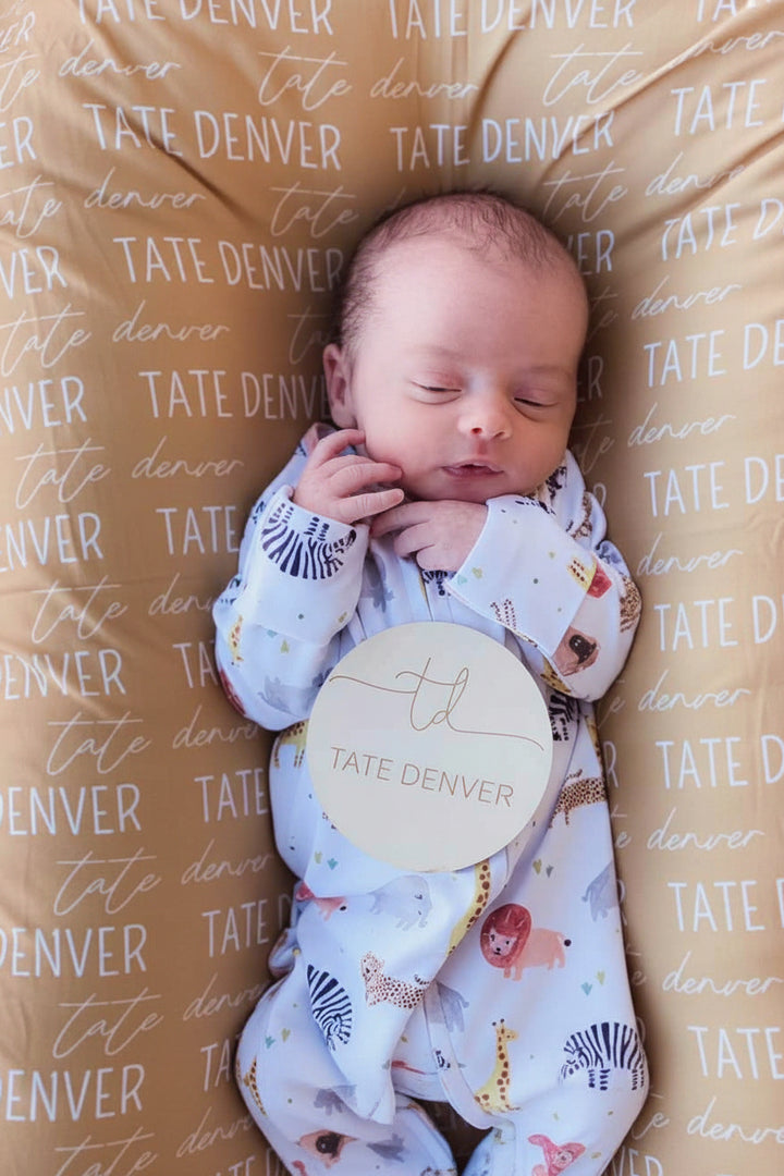 Personalized Baby Name Swaddle Blanket