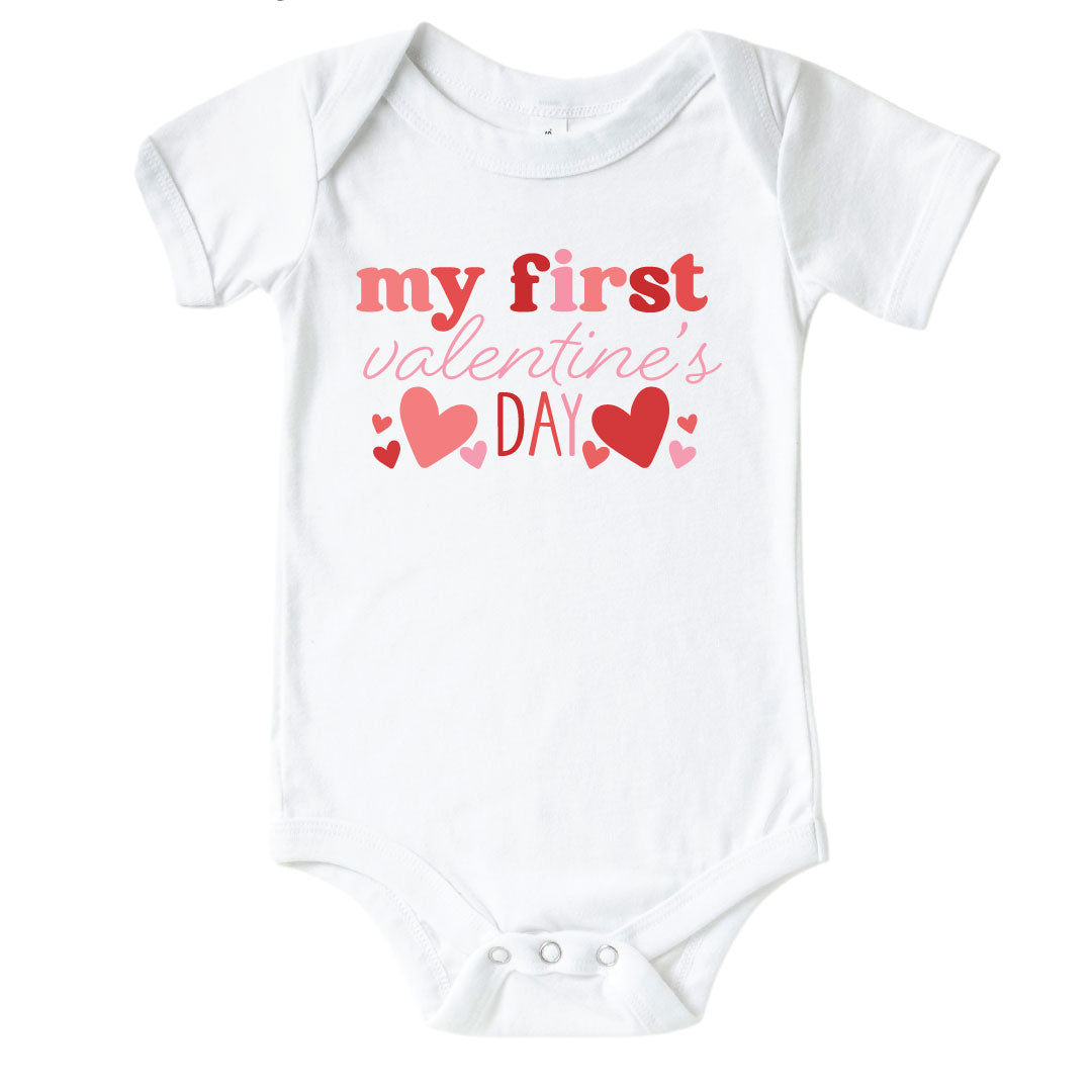 my first valentine's day graphic bodysuit 