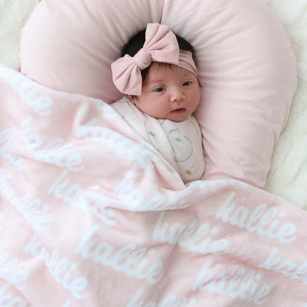 personalized color blanket 