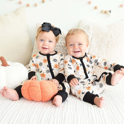 neutral halloween pajamas for babies 