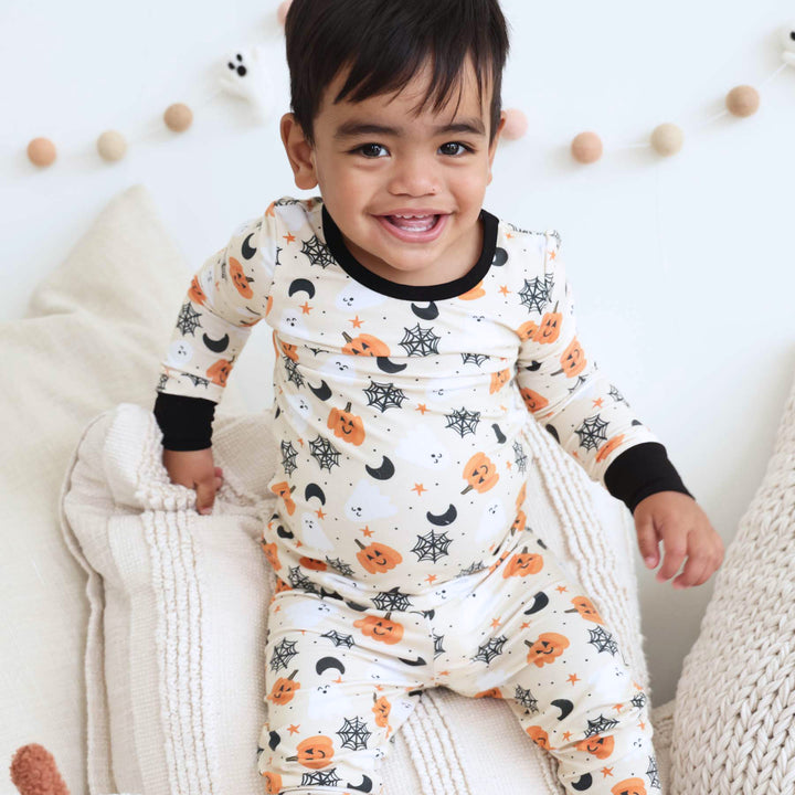 Spooky Boo Two Piece Pajama Set