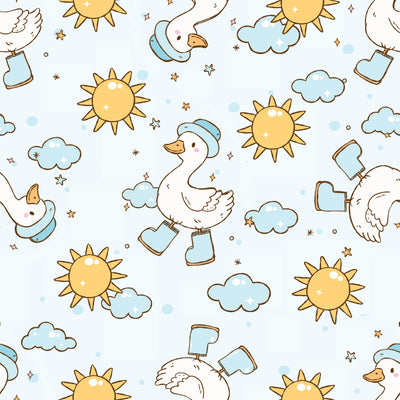 Silly Goose Personalized Kids Blanket | Blue