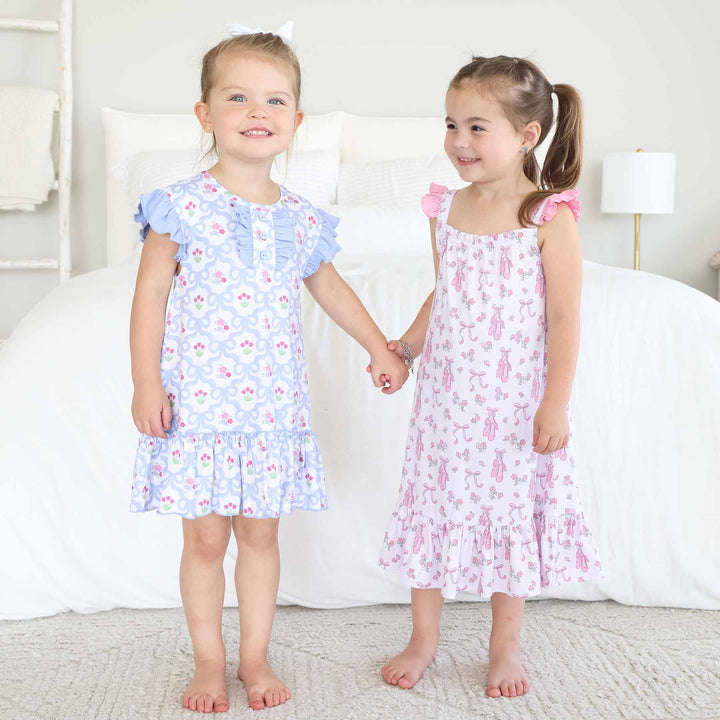 girls polyester nightgowns 