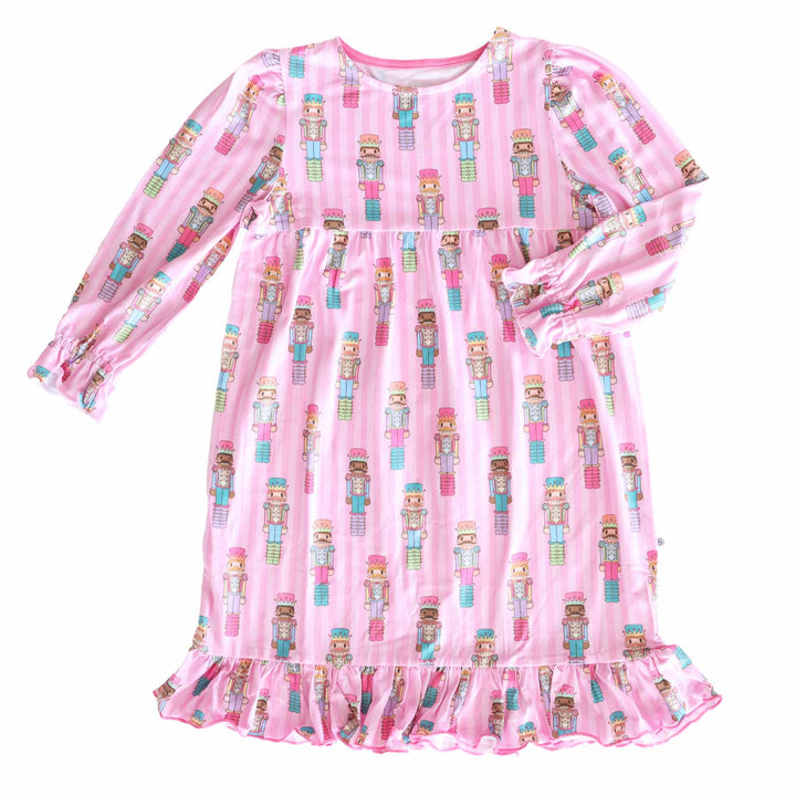 nutcracker cuties pink christmas nightgown for girls 