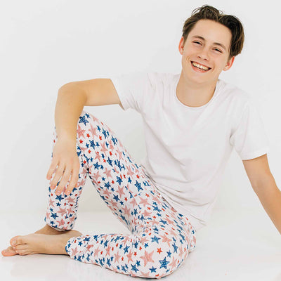 oh my stars unisex fourth of july bamboo pajama pants for adults 