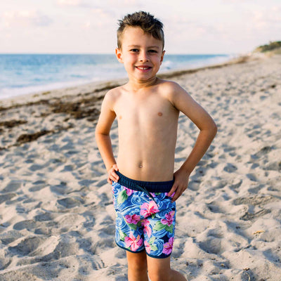 hawaiian swim trunks for boys 