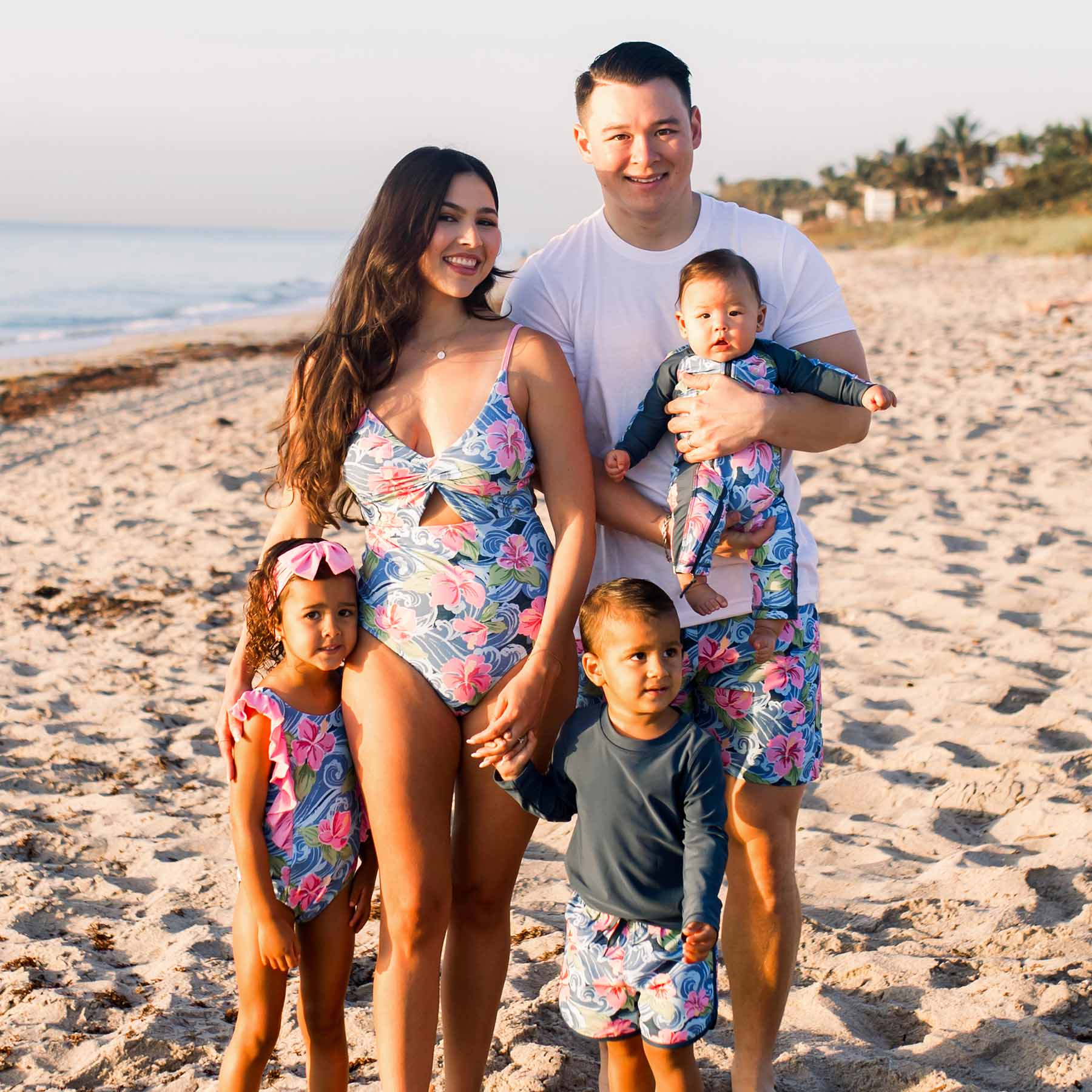 ohana matching family swim 