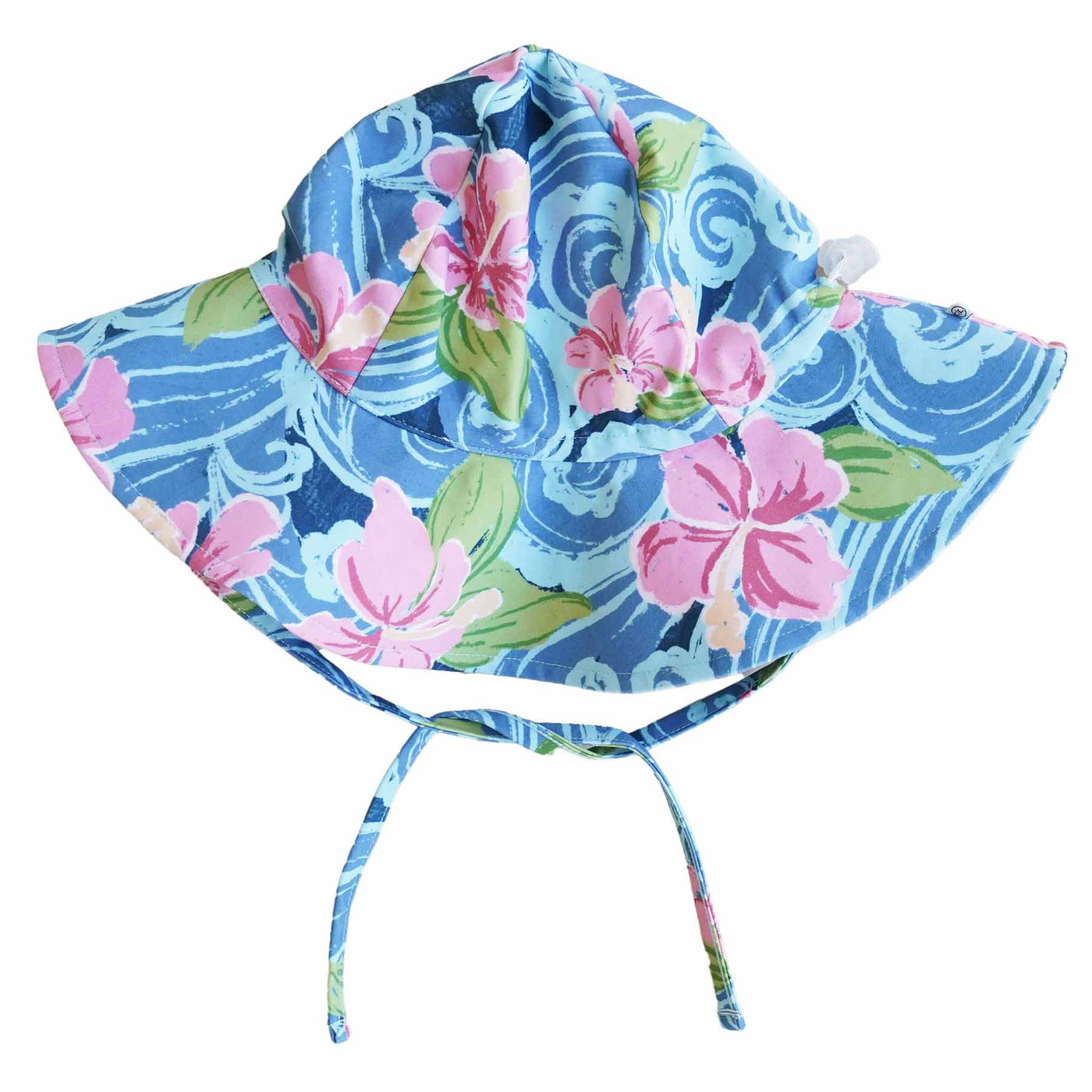 tropical printed sun hat for kids 