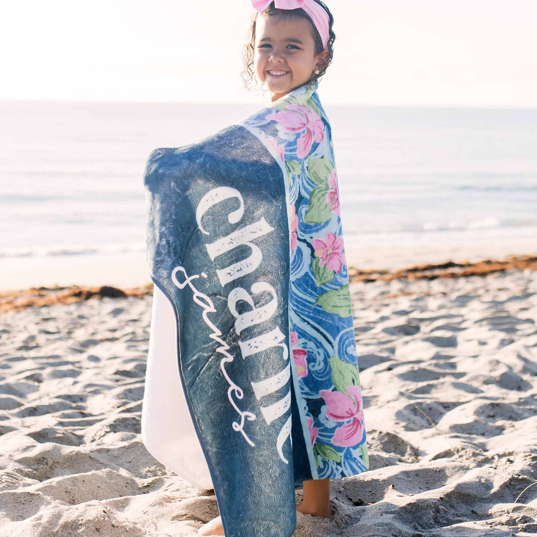 ohana personalized beach towel 