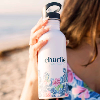 ohana personalized water bottle