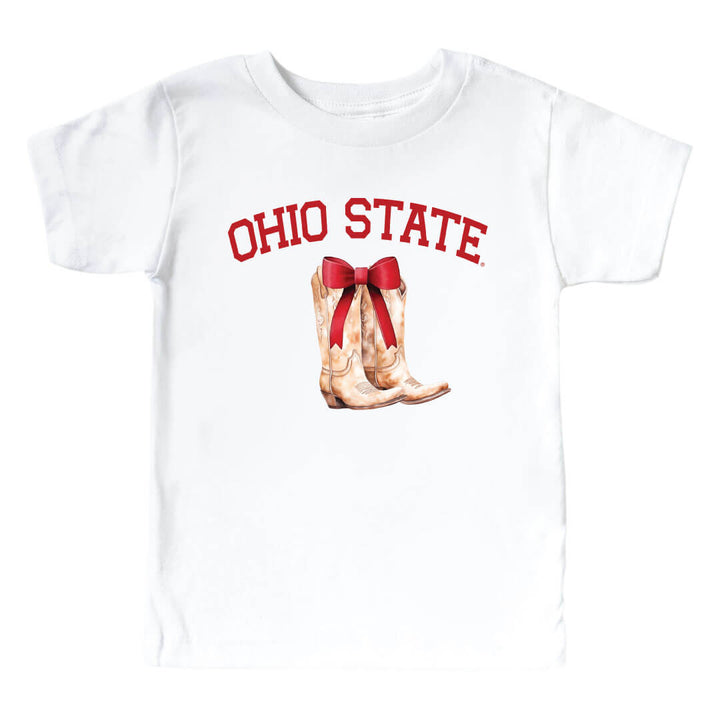 The Ohio State University | Footballs & Bows Kids Graphic Tee