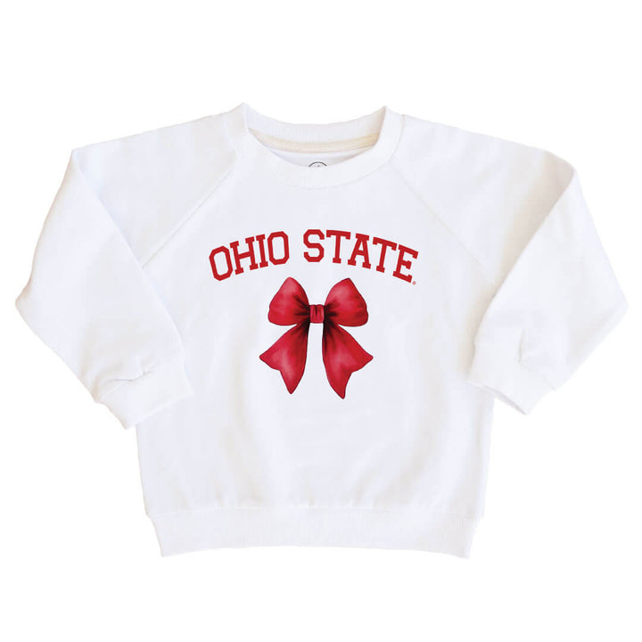 The Ohio State University | Footballs & Bows Kids Graphic Sweatshirts