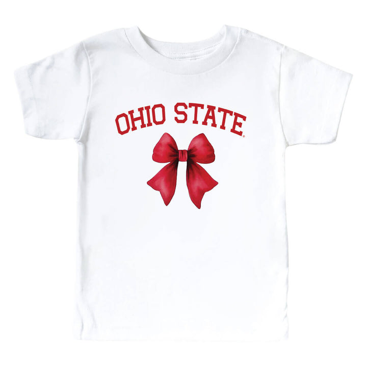 The Ohio State University | Footballs & Bows Kids Graphic Tee