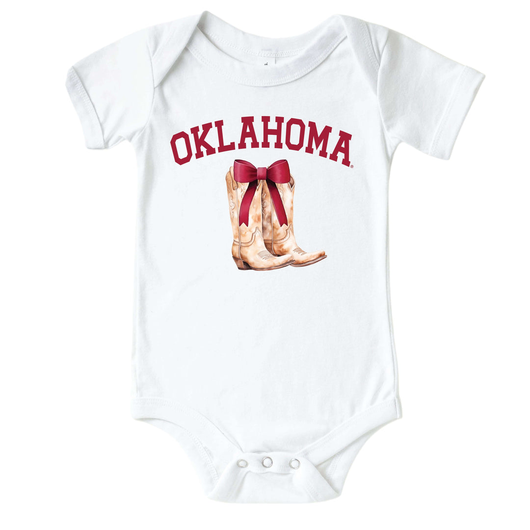 University of Oklahoma | Footballs & Bows Graphic Bodysuit