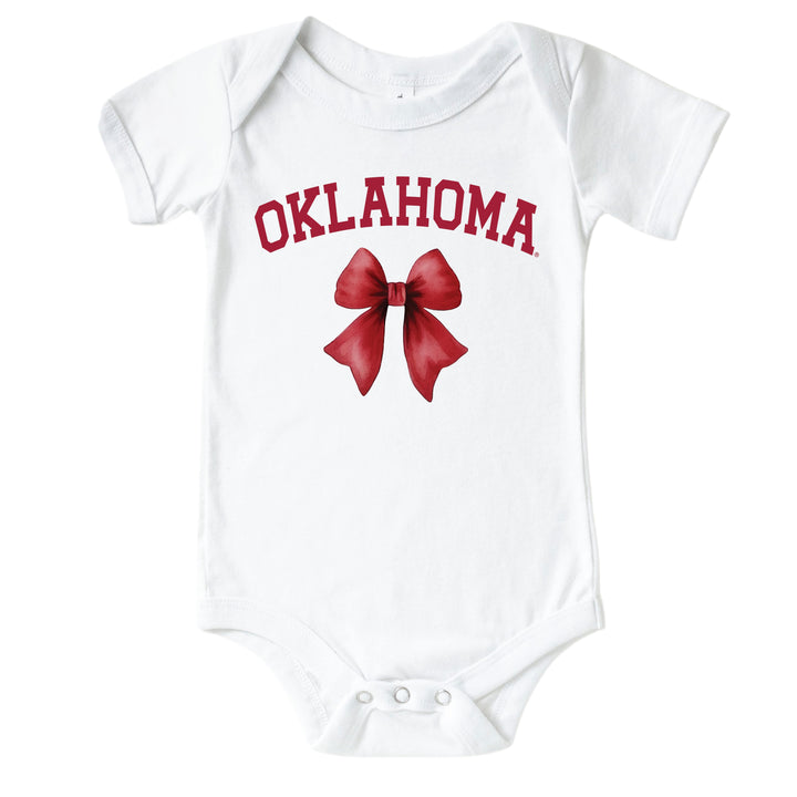 University of Oklahoma | Footballs & Bows Graphic Bodysuit