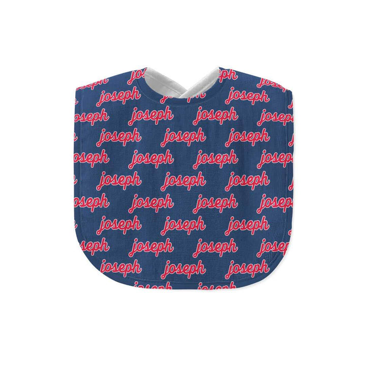 Personalized Baby Name Bib | Rebel Navy